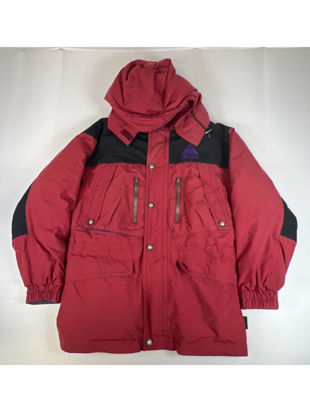 Vtg Powderhorn Mountaineering Men S Gore-Tex White Goose Down Puffer Jacket